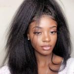 Capless Glueless Wigs Human Hair 360 Kinky Straight ODM