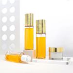 Luxury Round Plastic Cosmetic Bottles 30ml 100ml 120ml 150ml