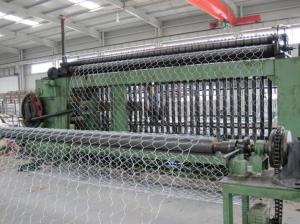 China 80x100mm Gabion Mesh Weaving Machine / Galvanized Gabion Box Making Machine on sale