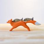 No Deformation Handmade Wooden Animals Wood Bird Figurines Toys