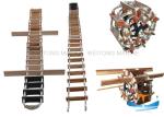 Wooden Material Solas Embarkation Ladder Antiskid Surface For Climbing