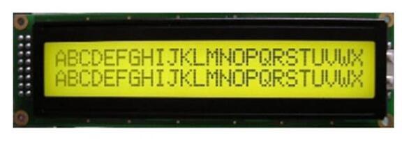 Character LCD Display Module 40 Characters X 2 Lines STN Yellow Green 4002