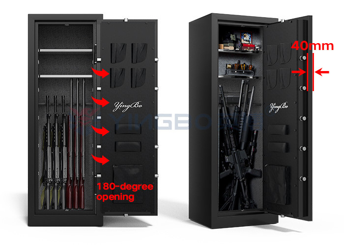 Steel Material Gun Safe Box With 75 Mins Fireproof Protection