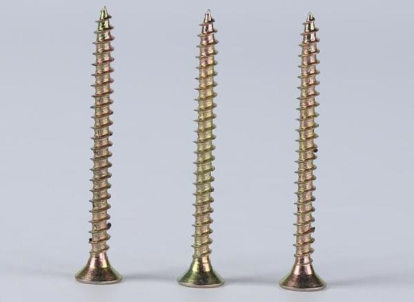 Pozidrive Exterior Wood Screws , Security Galvanised Wood Screws Full Thread
