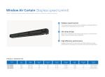 Window Mini fashion cooling Air curtain