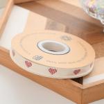 13mm Logo Cotton Ribbon Literary Fresh Flower Bouquet Cake Decoration Gift Box