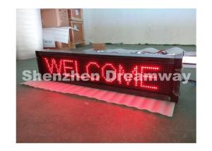 Quality PH 10 Indoor LED Moving Message Display Single Red with CE / UL Standard wholesale