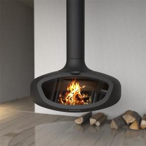 Quality Popular Style Roof Mounted Wood Burning Steel Stove And Suspended Fireplace wholesale