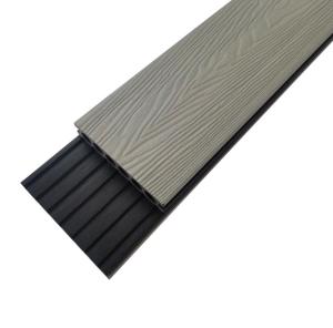 Quality Scratch Resistance 3D Embossed Outdoor Deck WPC Exterior wholesale