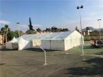Wall Heights 3-6 Meter Outdoor Warehouse Tents , Temporary Storage Tent Frame