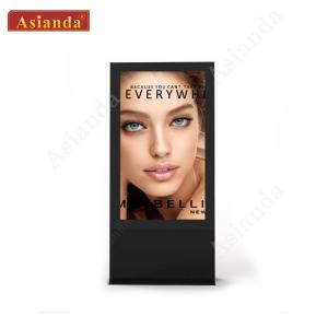 Quality 55inch Floor Standing Outdoor LCD Digital Signage Displays Network Outdoor LCD Totem Outdoor LCD Billboard wholesale