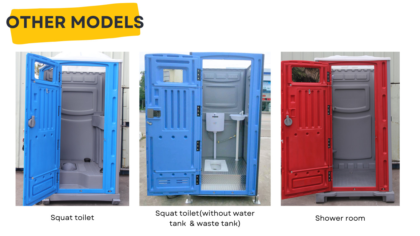 Temporary HDPE Portable Toilet
