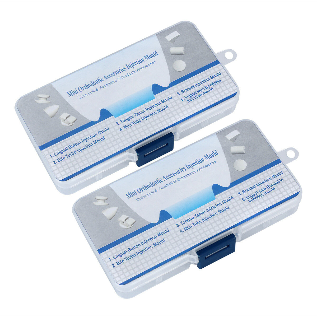 Hot Dental Mini Bracket Lingual Button/wire Accessories Mould Kit Set A Grade Orthodontic Moulds