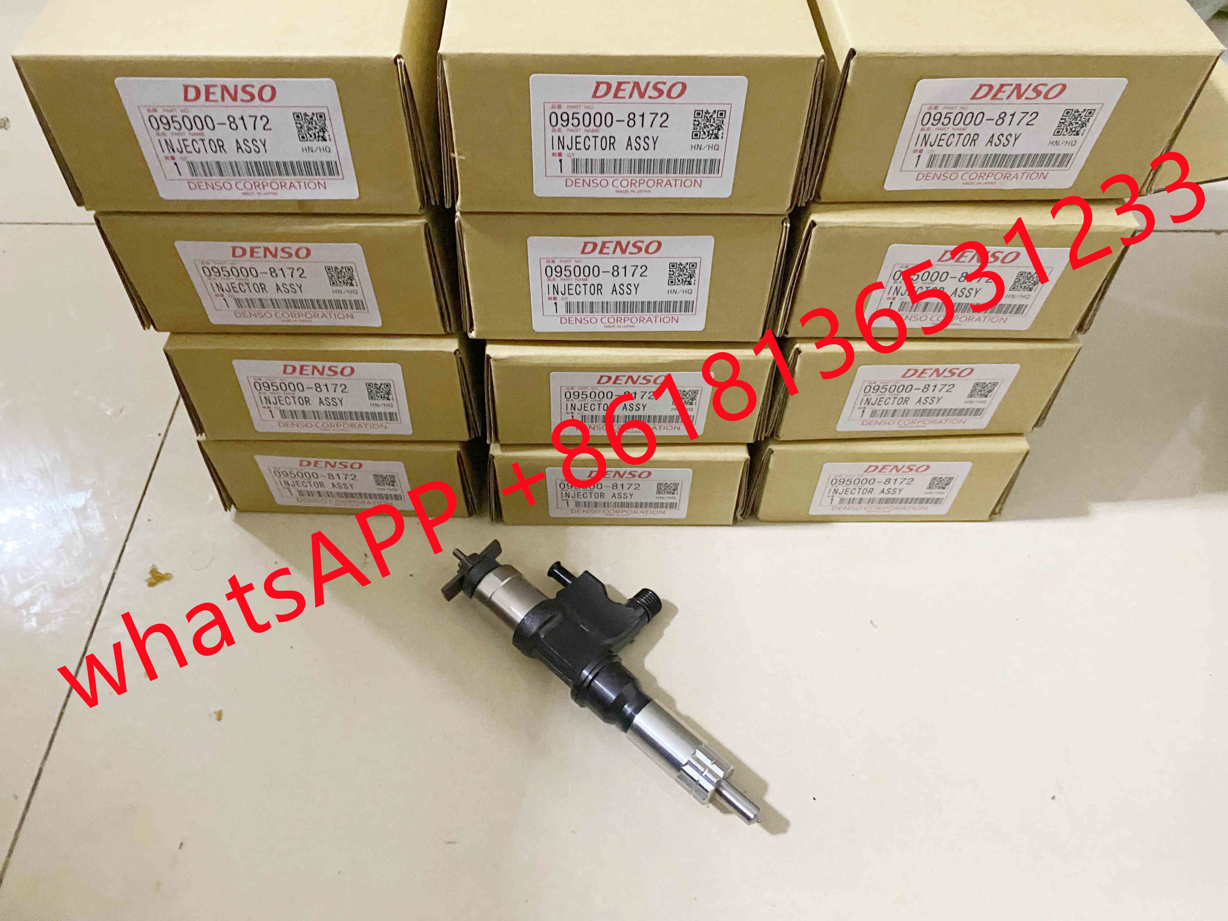 COMMON RAIL INJECTOR 095000-8170 095000-8172 8-98121163-0 FOR ISUZU 6HK1 ENGINE