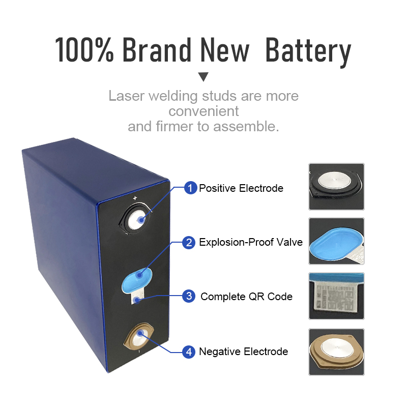 CE FC ROHS LF304 Lithium Ion Prismatic Lifepo4 Cells Grade A
