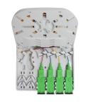 4C Wall Socket PC ABS 4 port Fiber Optic Termination Box 100*80*30mm