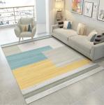 Modern Simple Stripping Blending Crystal Velvet Living Room Floor Carpets 80