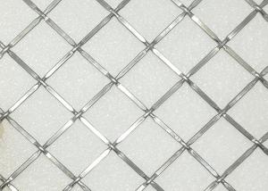 Quality 316 Stainless Steel Crimped Decorative Wire Mesh Grilles Anti Alkali wholesale