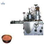 Higee canned pork luncheon meat filling and vacuum sealing machine line