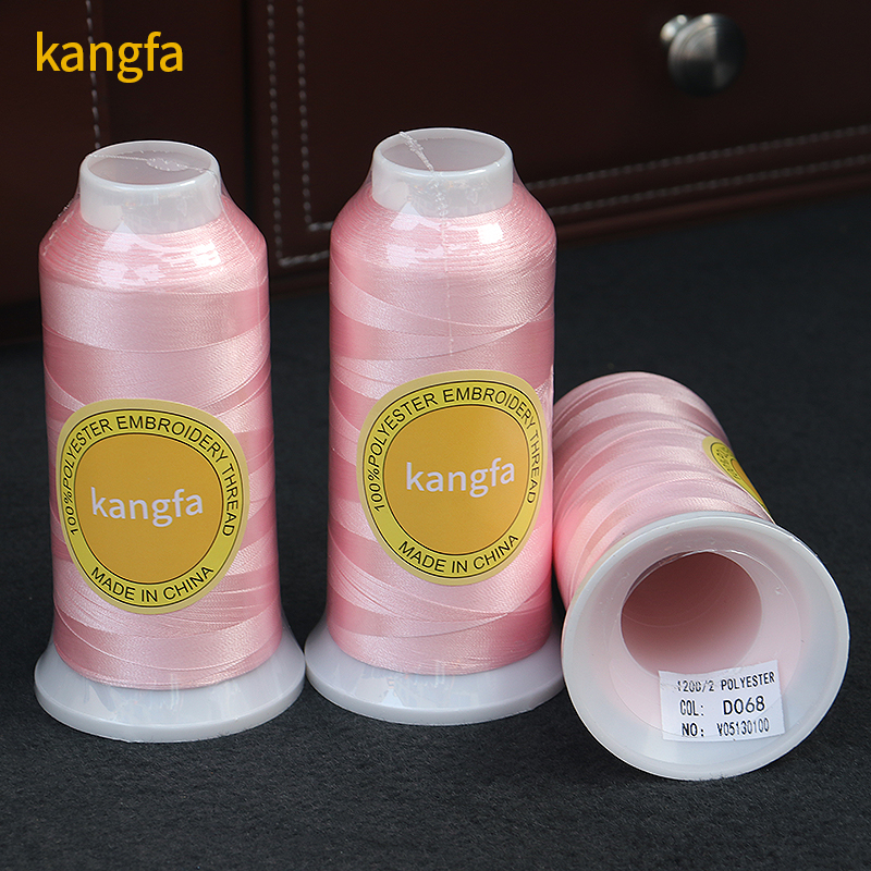 125G 4000 Yard 120d/2 100% Polyester Embroidery Thread for Computerized Sewing Machine