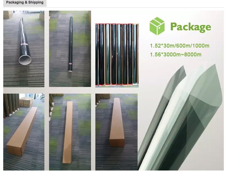Construction PET Window Film No Loose Out High Clear Nanolink Optical Film