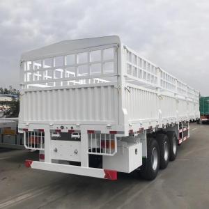 Quality Convenient Fence Stake Semi Trailer for Livestock Transport Capacity 40cows/200 Sheep wholesale