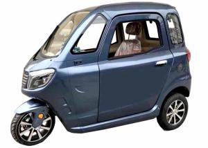 Quality Blue 3 Wheels Enclosed Bicycle Car 60V45Ah Lead - Acid Battery 1000W Motor wholesale