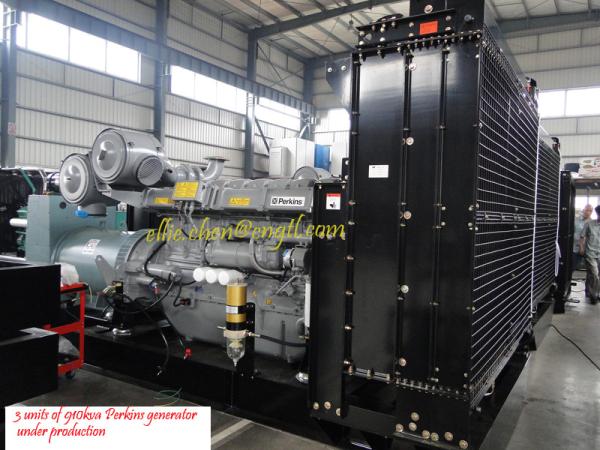 910kva Perkins industrial generator with Marathon alternator, reliable durable