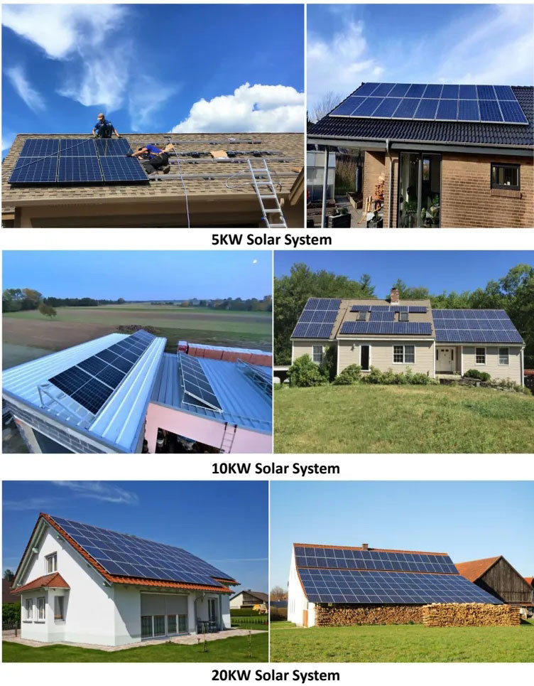 10kW 48V 200Ah Deep Cycle Solar Panel Energy Storage System With MPPT Inverter