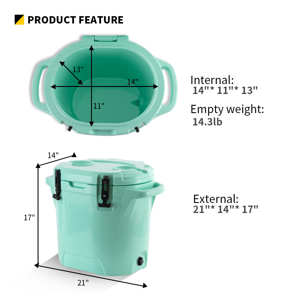 BBQ LLDPE Round Cooler Box