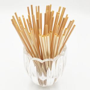 Quality 20cm Biodegradable Compostable Hay Straws Bulk For Cocktail Party wholesale