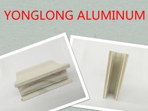 Quality Wooden Grain Aluminum Window Profiles Strong Three Dimensional Effect wholesale