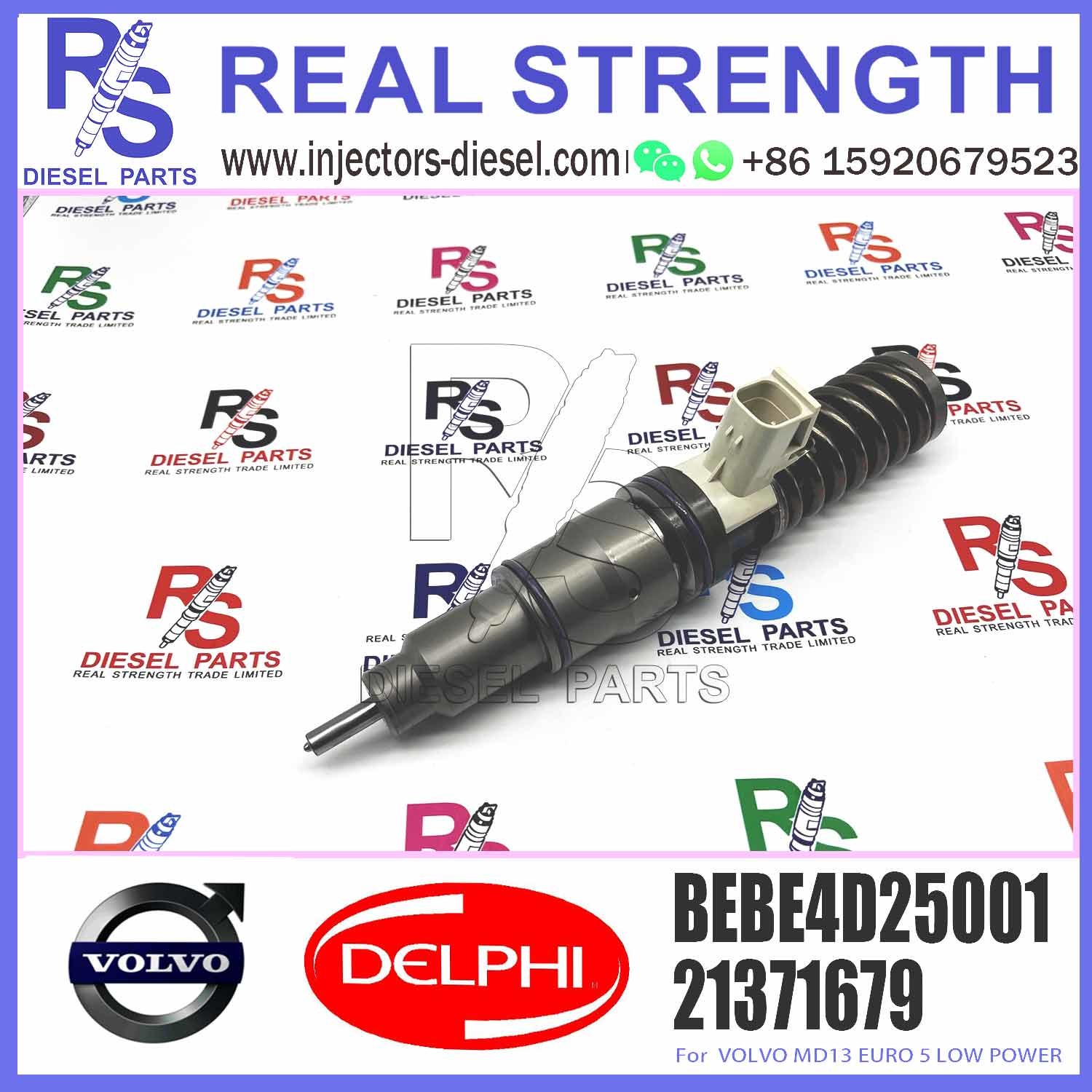 injector common rail injector 3801469 BEBE4D25001 For V-O-L-V MD13 EURO 5 LOW fuel injector BEBE4D25101