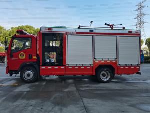 Quality HOWO Water Tank Fire Truck Water 3000L Class B Foam 500L wholesale