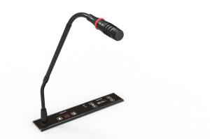 Quality 3.5mm Stereo Boardroom Table Microphones Discussion Chairman / Delegate Unit wholesale