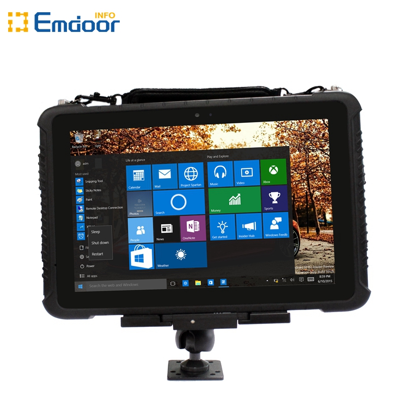 IP68 Rugged Tablet 10.1 inch Win10 Home/Pro/IOT NFC Fingerprint 1D 2D Barcode Scanner