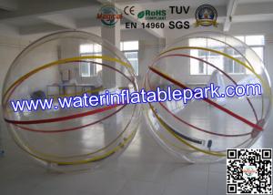 Quality Colorful Strips Durable Inflatable Aqua Walking Water Ball For Entertainment wholesale