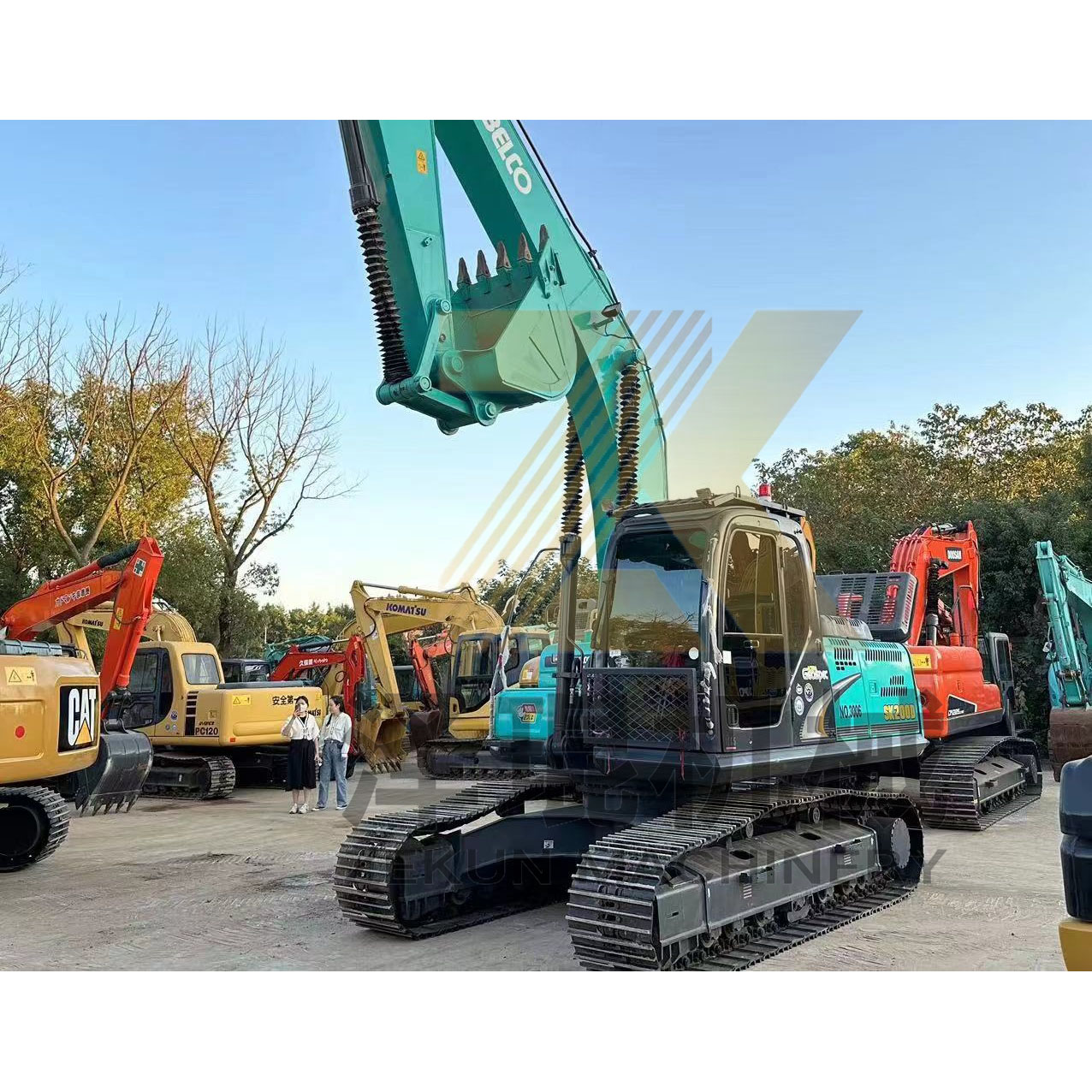 Used Kobelco SK200-1 SK200-8 SK200-2 Excavator in 2021 Rebuild