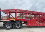 Double Classis Heavy Duty Car Carrier Transportation Truck for Safe Transportati