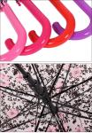 Mushroom Floral Victoria Clear Full Cover Umbrella Transparent Eco POE