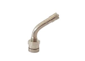 Quality Nickle Plated Brass Bolt In Valve Stem , Bend 60 Degree Truck Valve Stem TR543D wholesale