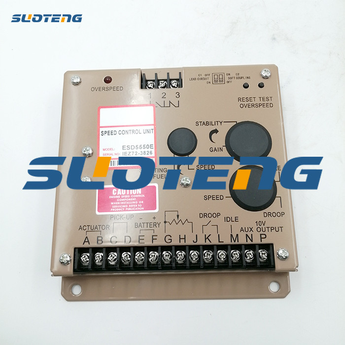 ESD5550E Excavator ECU Generator Speed Control Unit Esd5550e