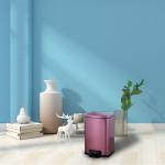 Rectanglar 12L Mini Stainless Steel Trash Can