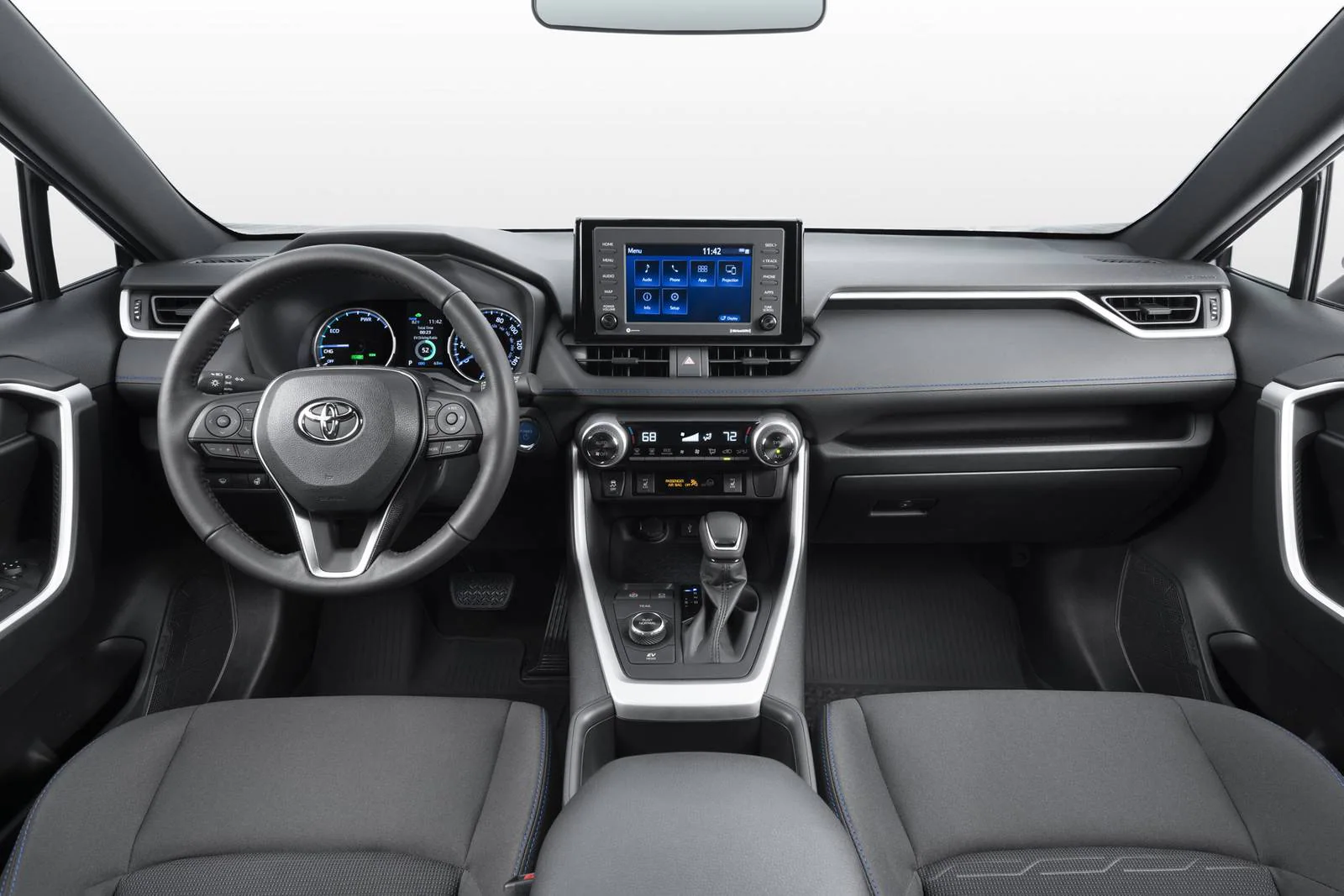 To-yota RAV-4 Compact SUV Hev Car Dual-engine 2.5L Cvt Elite Version 5 Seats SUV Fuel Electric Hybrid Car in Compact Size