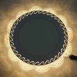 OEM ODM Flat Panel LED Lights RGB Glass Flower Bubble Design
