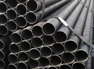 Quality 6 Meters Flat End Black Welded Steel Pipe Round Shape For Construction wholesale