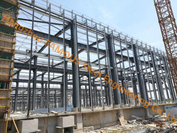 Painted / Hot Dip Galvanized Multi-storey Steel Building General Contractor High
