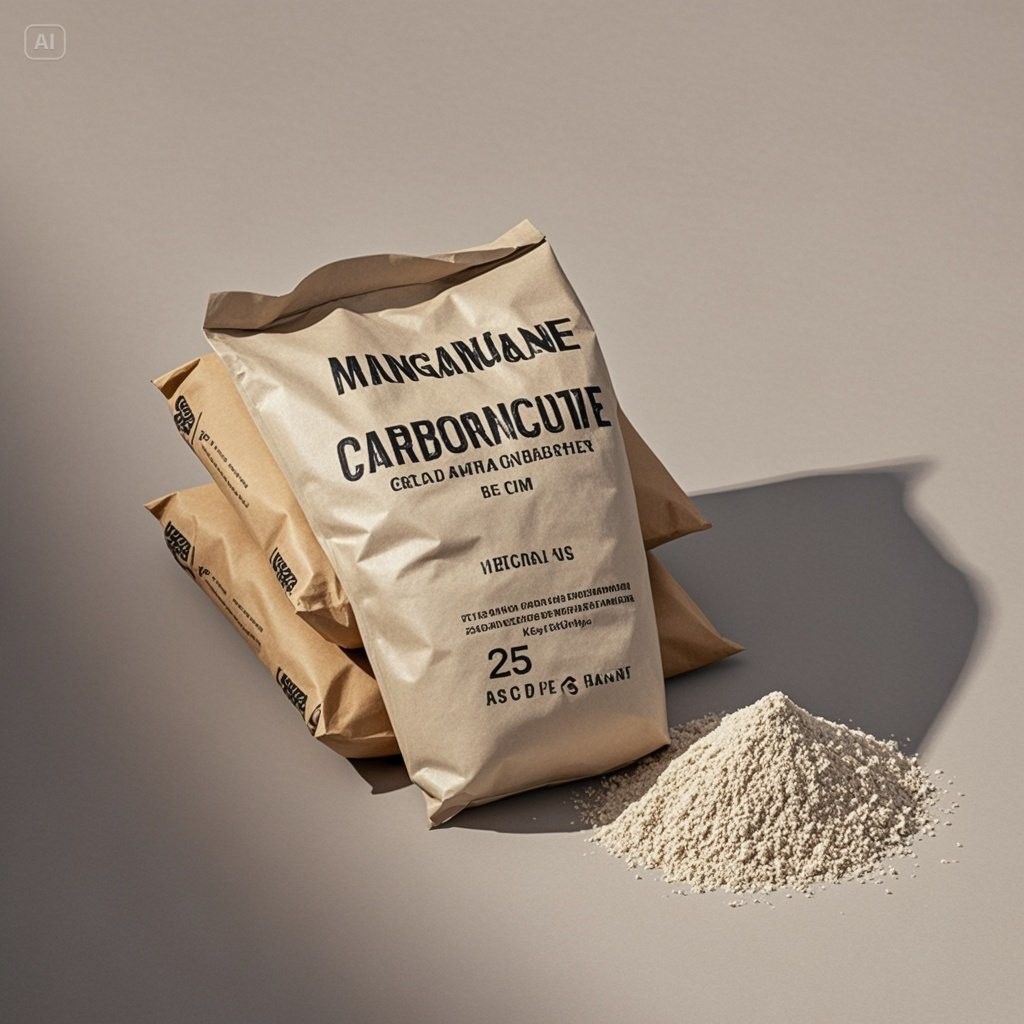 7000tons Production Capacity Feed Grade Manganese Carbonate Light Brown Powder for Animal Nutrition Needs