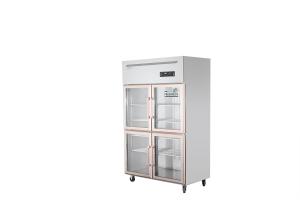 Quality Glass Door Upright Stainless Steel Freezers Commercial Restaurant wholesale