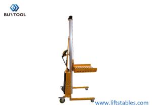 Quality Low Profile Bale Barrel Pallet Hydraulic Stacker Lifters Platform Roller For Hi Rise 470x600mm wholesale